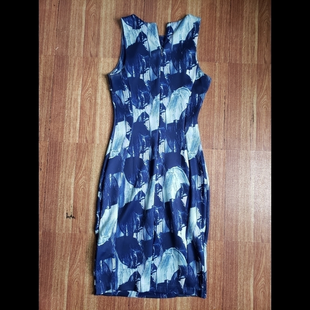 H&M Blue Dress SZ XS - Picture 4 of 6